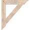 Ekena Millwork Traditional Traditional Smooth Bracket, Douglas Fir, 5 1/2"W x 36"D x 40"H BKT06X36X40TRA01SDF - alternate 2